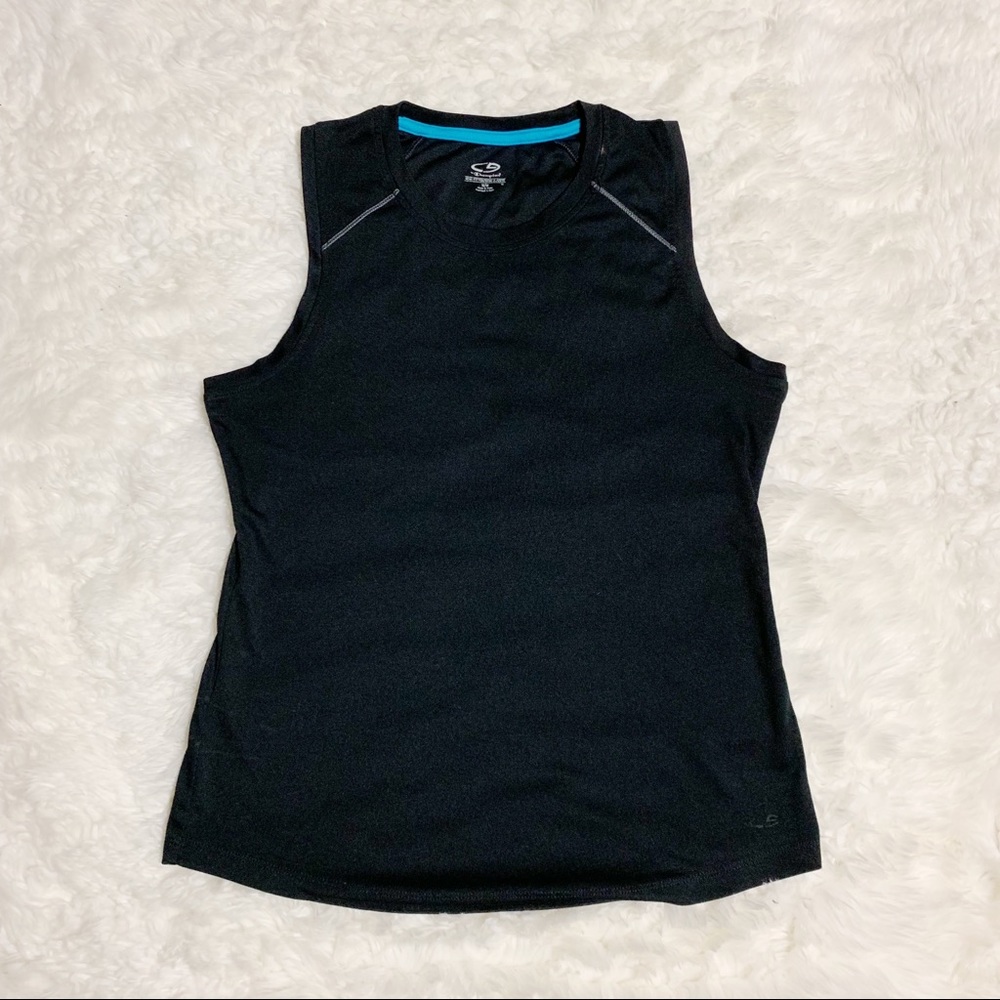 Black Champion Muscle Tank